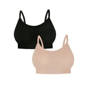 Fruit of the Loom Wireless Bra 2 Pack, Style FT942, Sizes S to L