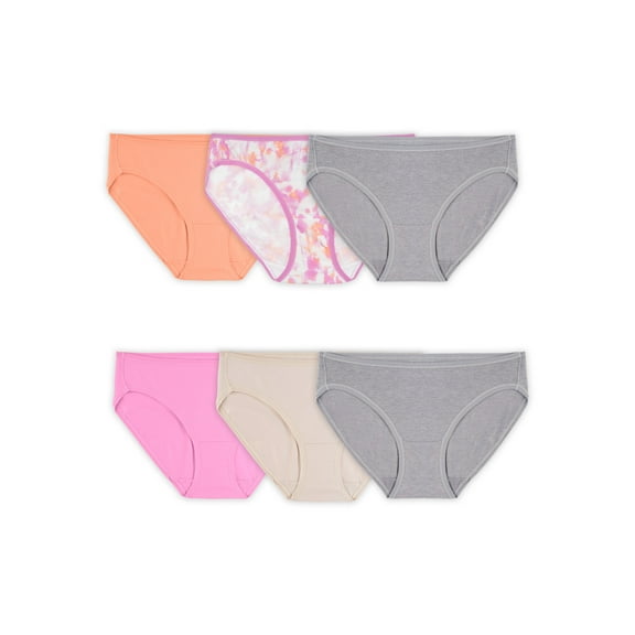 Fruit of the Loom Women's 360 Stretch Comfort Underwear, 6-Pack