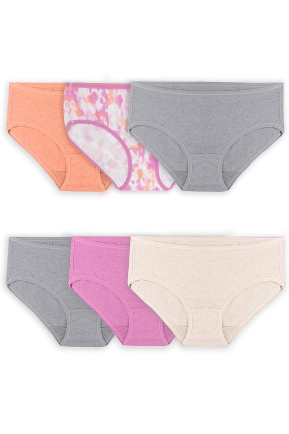 Women's 360 Stretch Comfort Underwear, 6-Pack