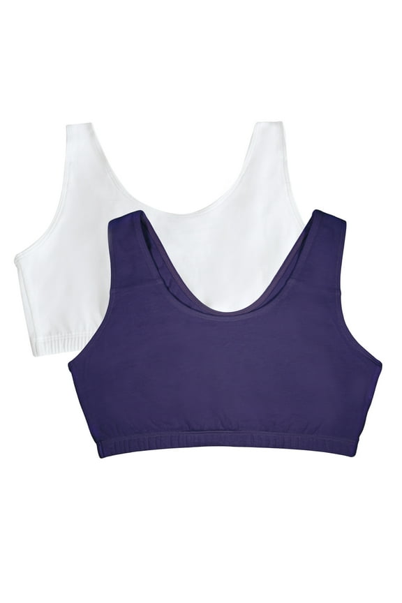 Women's 360° Stretch Full Coverage Comfort Bras, 2-Pack, Style-9012M