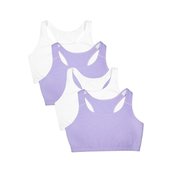 Fruit of the Loom Women's 360° Stretch Full Coverage Comfort Bras, 4-Pack, 9012MJ