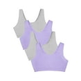thumbnail image 1 of Fruit of the Loom Women's 360° Stretch Full Coverage Comfort Bras, 4-Pack, 9012MJ, 1 of 7