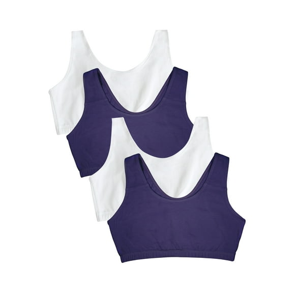 Fruit of the Loom Women's 360° Stretch Full Coverage Comfort Bras, 4-Pack, 9012MJ