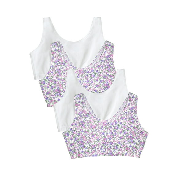 Fruit of the Loom Women's 360° Stretch Full Coverage Comfort Bras, 4-Pack, 9012MJ