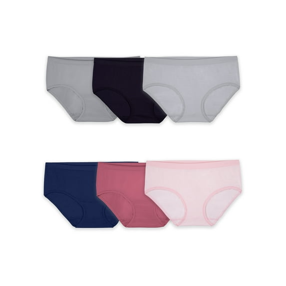 Fruit of the Loom Women's 360 Stretch Seamless Underwear, 6-Pack, Sizes S-2XL