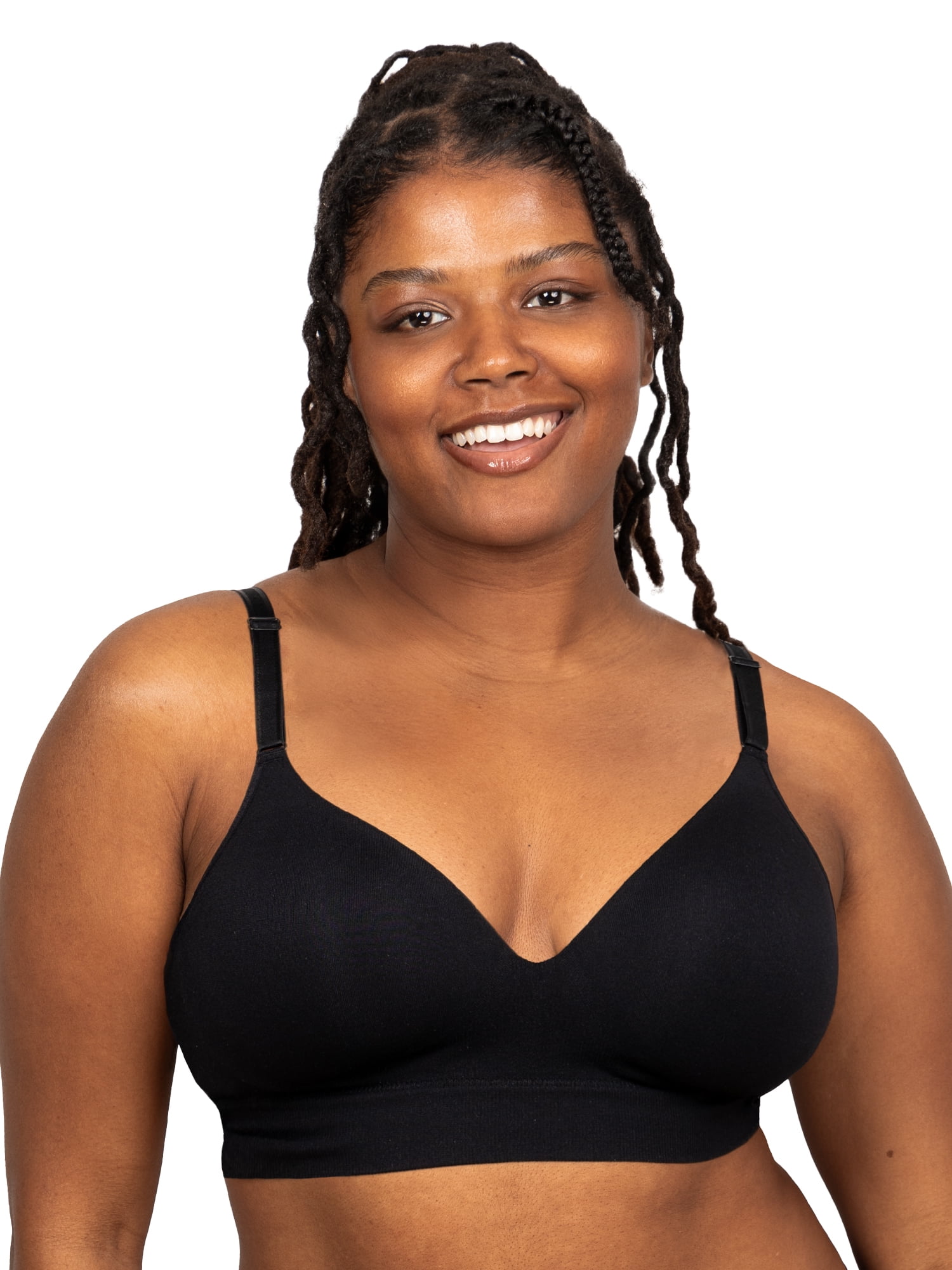 Fruit of the Loom Women's 360 Stretch Seamless Wireless T-Shirt Bra, Style FT1029, Sizes S-3XL
