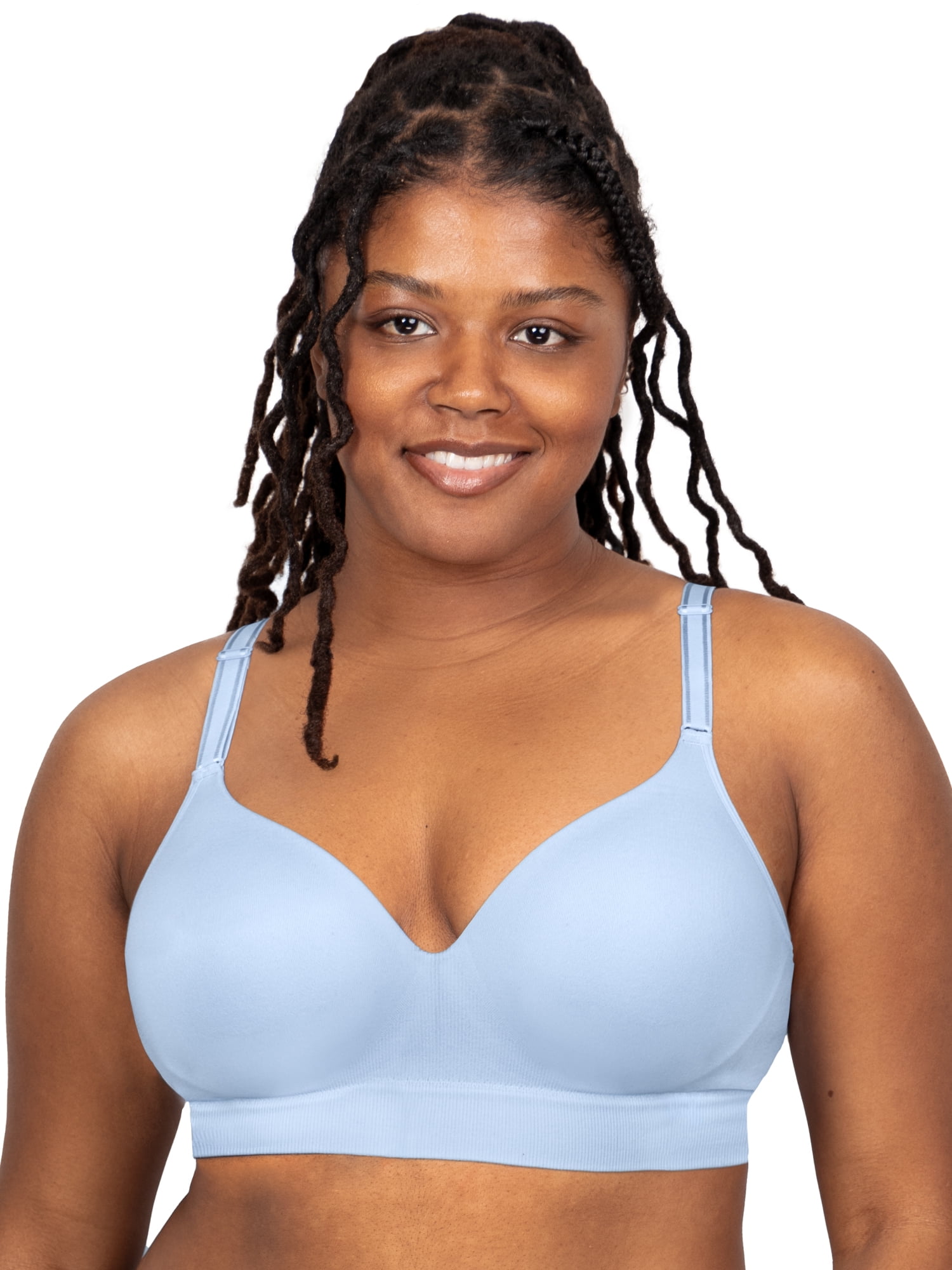 Fruit of the Loom Women's 360 Stretch Seamless Wireless T-Shirt Bra, Style FT1029, Sizes S-3XL