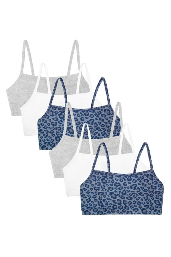 Women's 360 Stretch Strappy Racerback Comfort Bras, 6-Pack, 9036SA