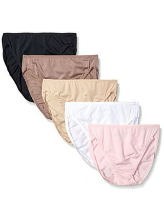 Joyspun Women's Microfiber Hipster Panties, 3-Pack, Sizes XS to 3XL 
