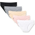 thumbnail image 1 of Fruit of the Loom Women's 5 Pack Premium Breathable Bikini, Assorted, 8, 1 of 1