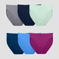 thumbnail image 1 of Fruit of the Loom Women's 6pk Breathable Micro-Mesh Hi-Cut Underwear - Colors May Vary, 1 of 5