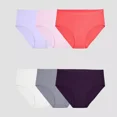 thumbnail image 1 of Fruit of the Loom Women's 6pk Breathable Micro-Mesh Low-Rise Briefs - Colors May Vary, 1 of 5