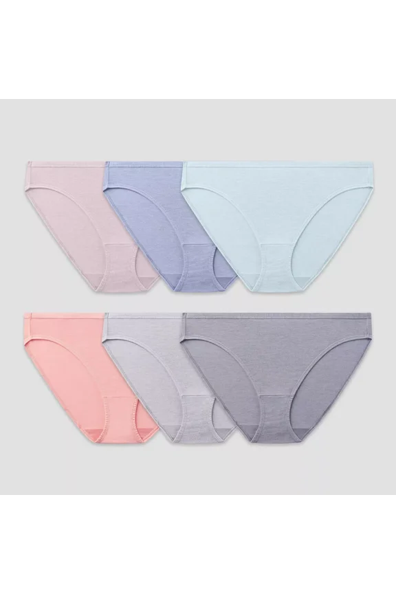 Women's 6pk Comfort Supreme Bikini Underwear - Colors May Vary 9