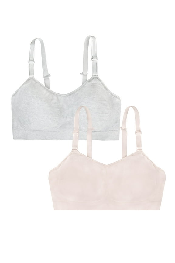 Women's 2-Pack Stretch Wireless Bra w/Built in Pads