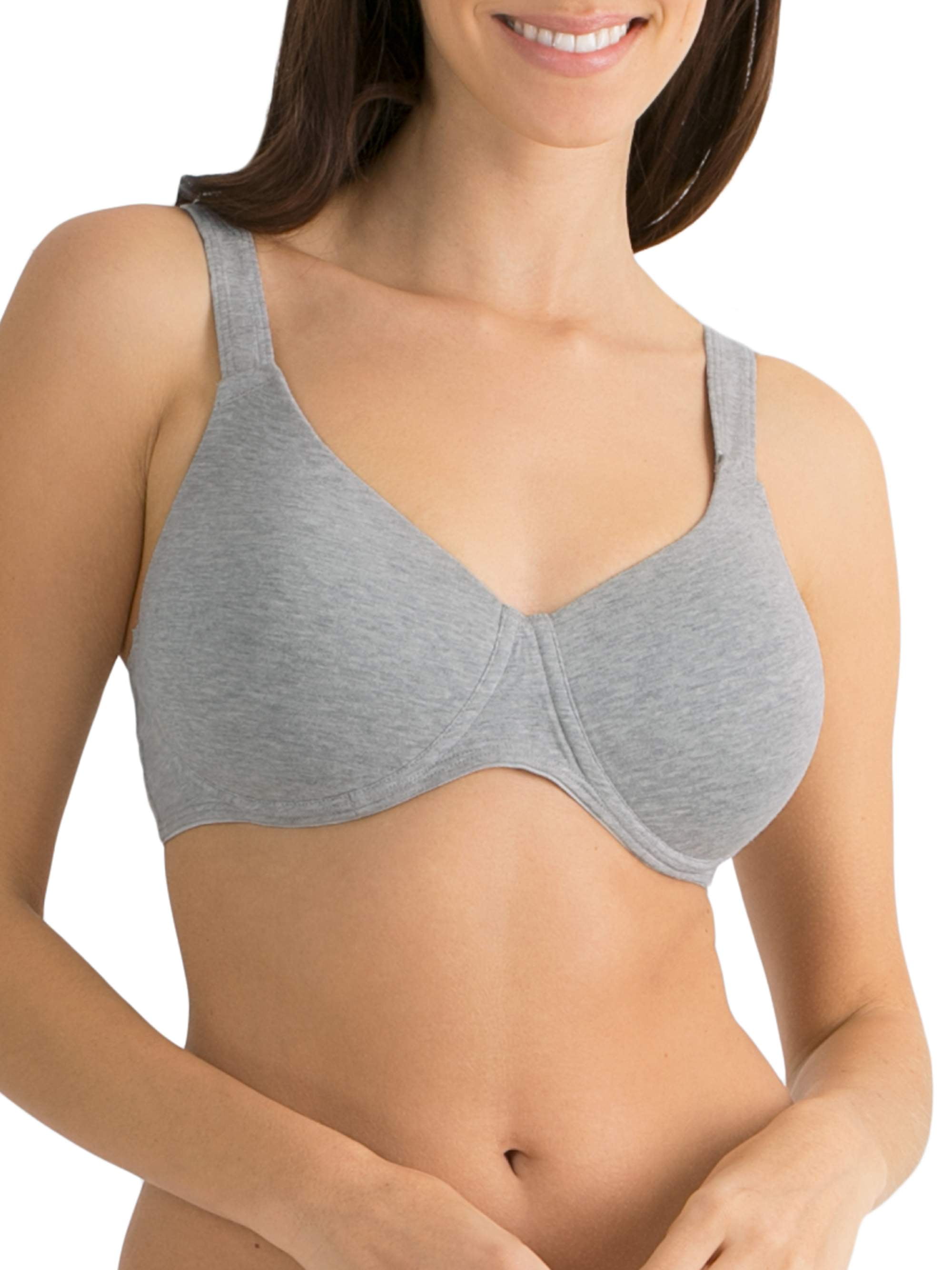 Fruit of the Loom Women's Anti-Gravity Wire-Free Bra, White, 36B :  : Clothing, Shoes & Accessories