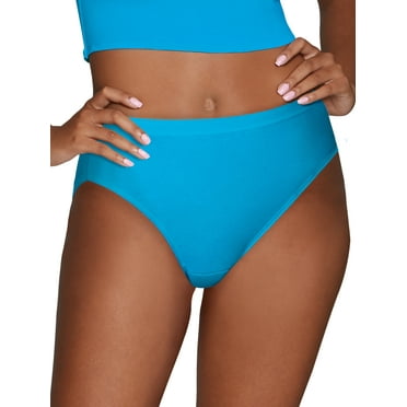 Fruit of the Loom Women's Assorted Cotton Hi-Cut Underwear, 6+3 Bonus Pack