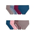 thumbnail image 1 of Fruit of the Loom Women's Assorted Microfiber Hi Cut Underwear, 6+2 Bonus Pack, 1 of 6