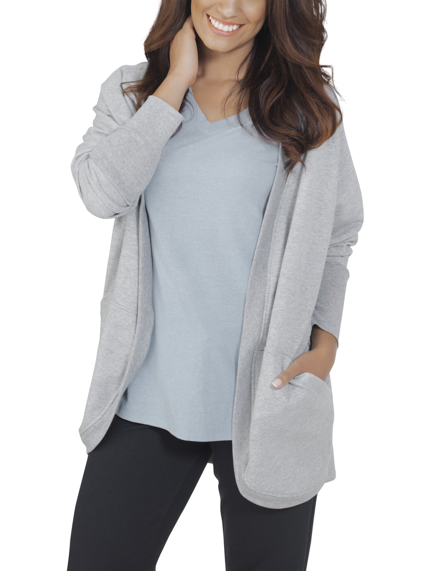 Women's French Terry Cardigan - All in Motion™ Cream M - Yahoo