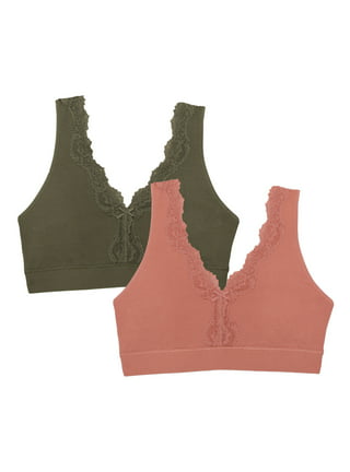 Smart & Sexy Women's Signature Lace Deep V Bralette, 2-Pack, Style-SA1372 