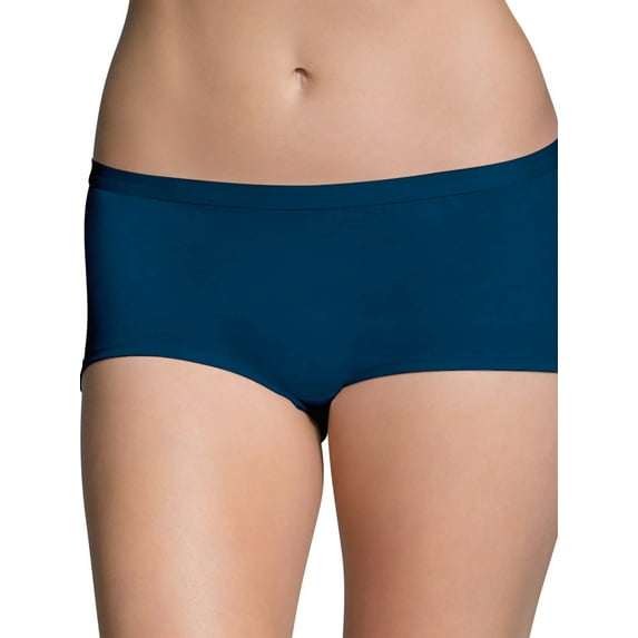 Fruit of the Loom Women's Beyond Soft Boyshort Panties, 6 Pack