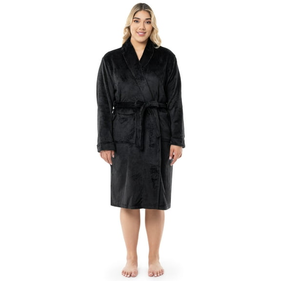 Fruit of the Loom Women's Beyond Soft Fleece Robe, Sizes XS/S-4X