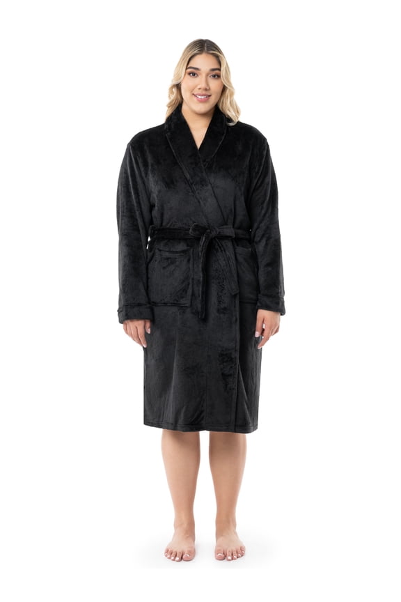 Women's Beyond Soft Fleece Robe, Sizes XS/S-4X