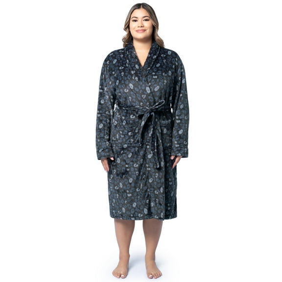 Fruit of the Loom Women's Beyond Soft Fleece Robe, Sizes XS/S-4X