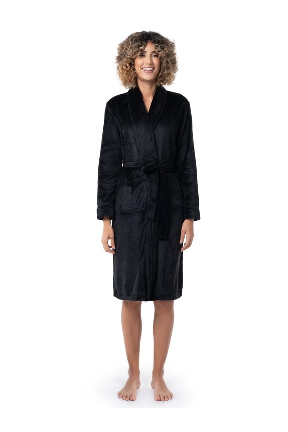 Women's Beyond Soft Fleece Robe, Sizes XS/S-4X