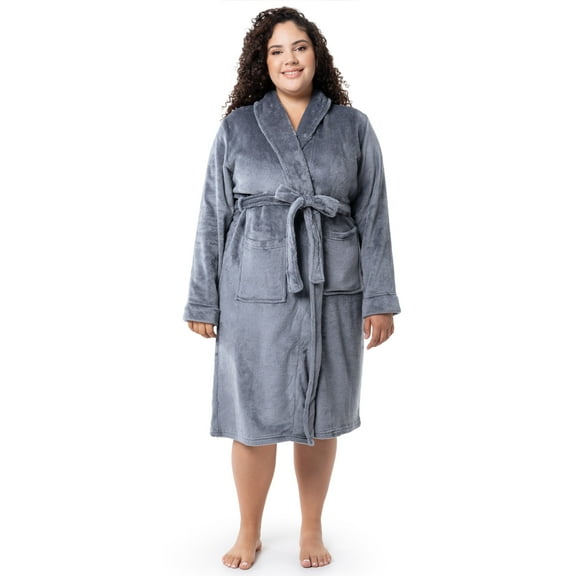 Fruit of the Loom Women's Beyond Soft Fleece Robe, Sizes XS/S-4X