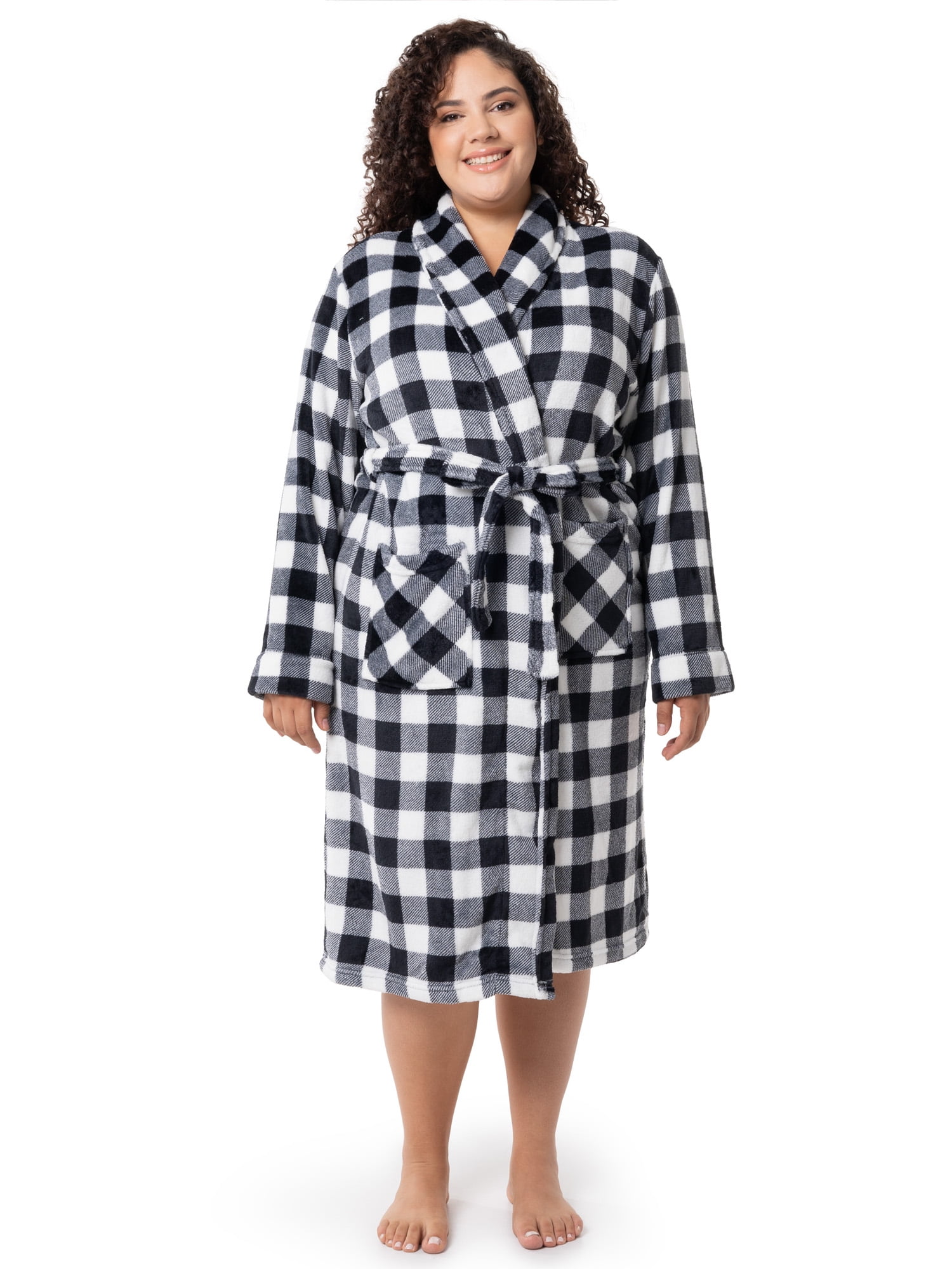 Fruit of the Loom Women's Beyond Soft Fleece Robe, Sizes XS/S-4X