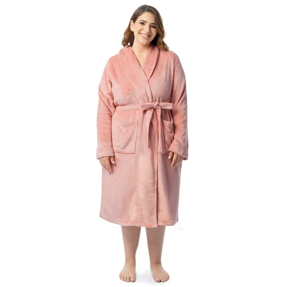 Fruit of the Loom Women's Beyond Soft Fleece Robe, Sizes XS/S-4X