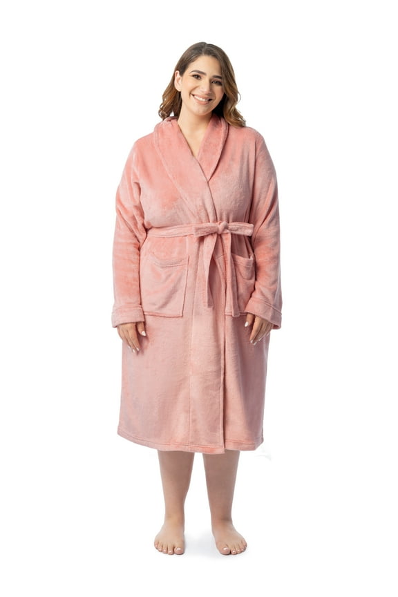 Women's Beyond Soft Fleece Robe, Sizes XS/S-4X