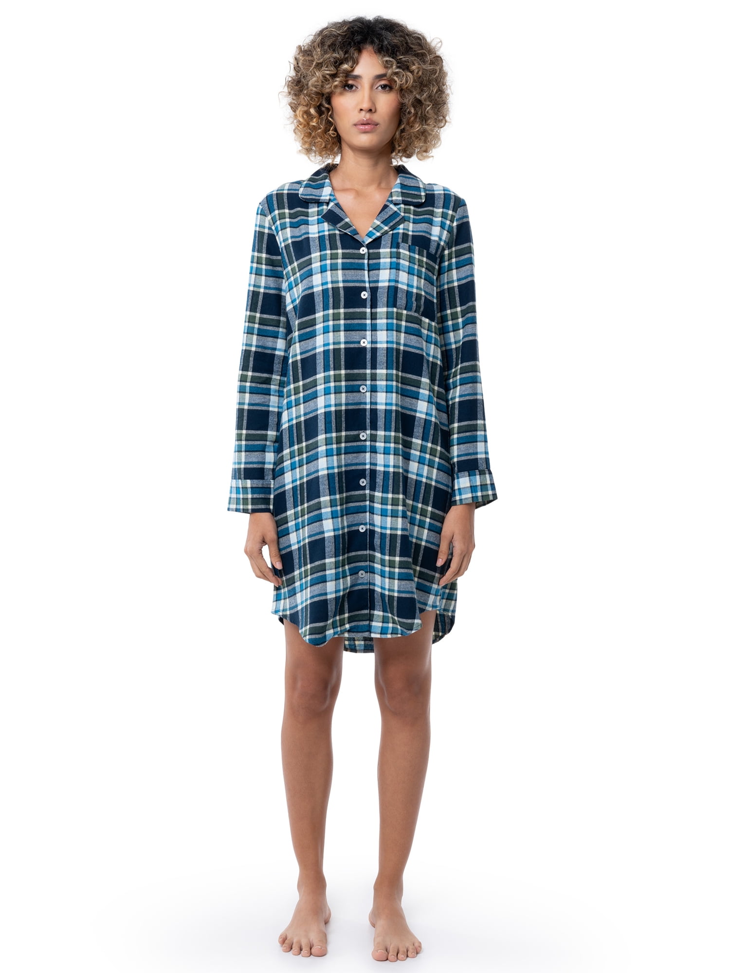 Womens flannel sleep shirt new arrivals