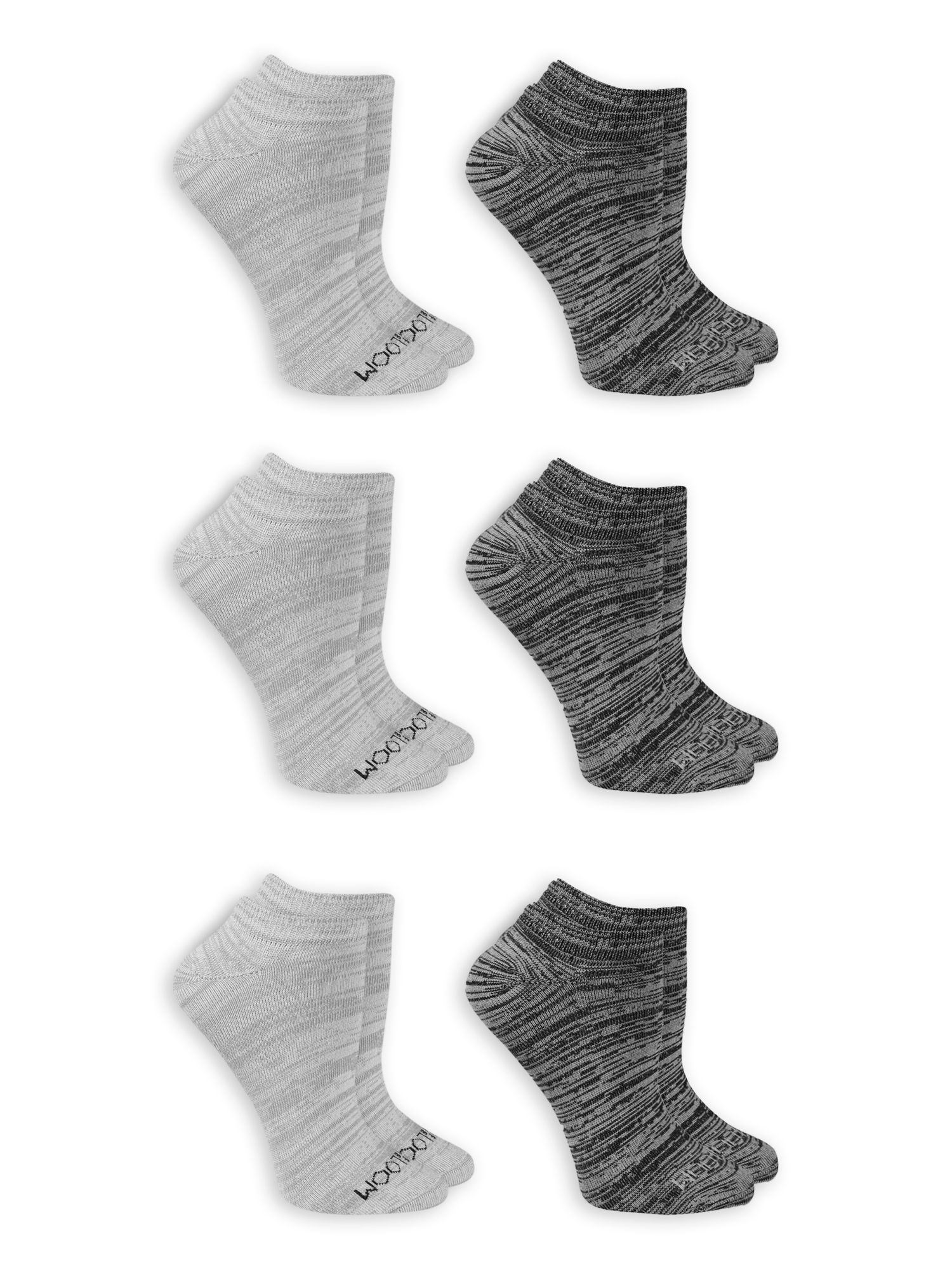 Fruit of the Loom Women's Beyond Soft No Show Socks 6 Pair - Walmart.com