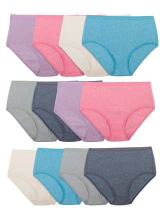Fruit of the Loom Women's Heather Brief, 6 Pack