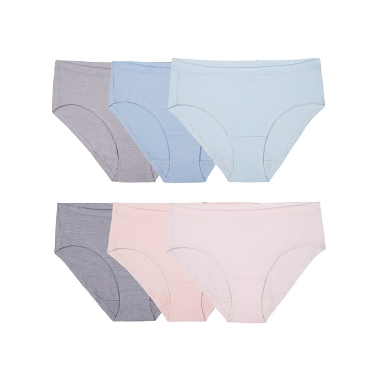 Fruit of the Loom Womens Women's Crafted Comfort™ Pima Cotton Underwear,  Super Soft & Durable : : Clothing, Shoes & Accessories