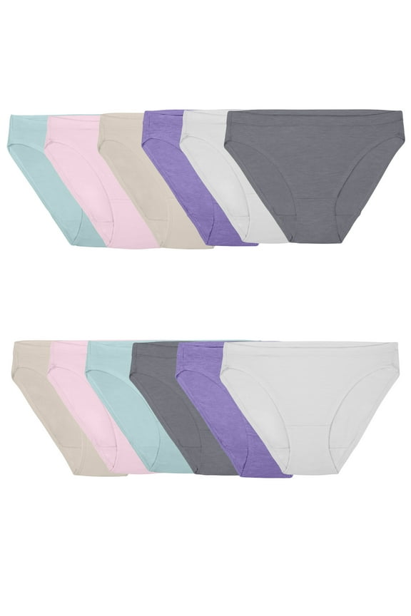 Women's Beyondsoft Modal Bikini Underwear, 12-Pack