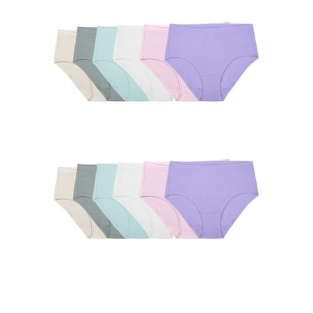 Fruit of the Loom Women's Beyondsoft Modal Low-Rise Brief Underwear, 12-Pack