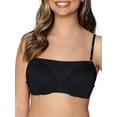 thumbnail image 1 of Fruit of the Loom Women's Breathable Cami Bra with Convertible Straps 2-Pack, Black, 36D, 1 of 7