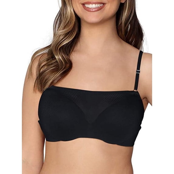 Fruit of the Loom Women's Breathable Cami Bra with Convertible Straps 2-Pack, Black, 36D