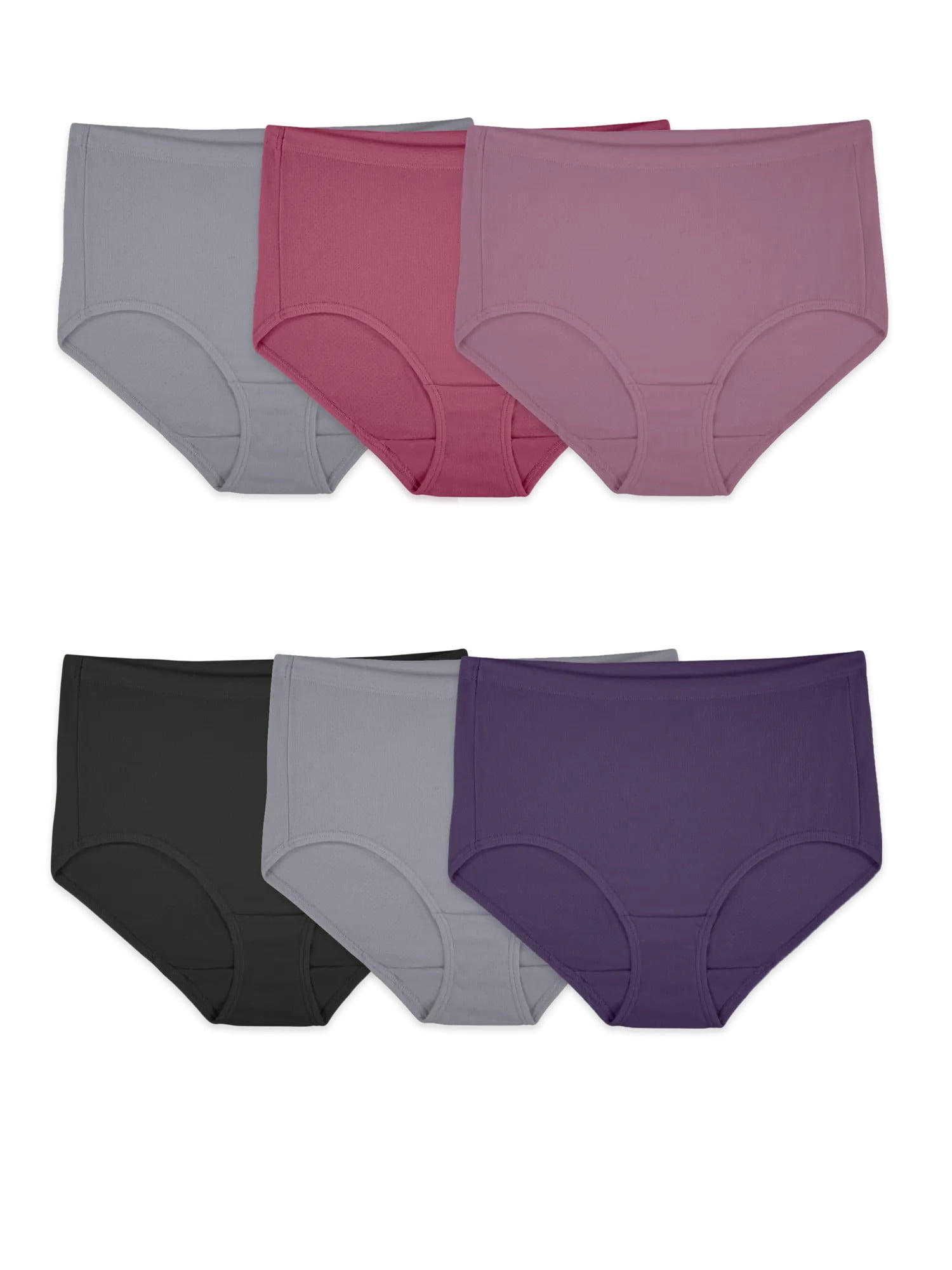 Fruit of the Loom Women's Breathable Cotton Brief Underwear