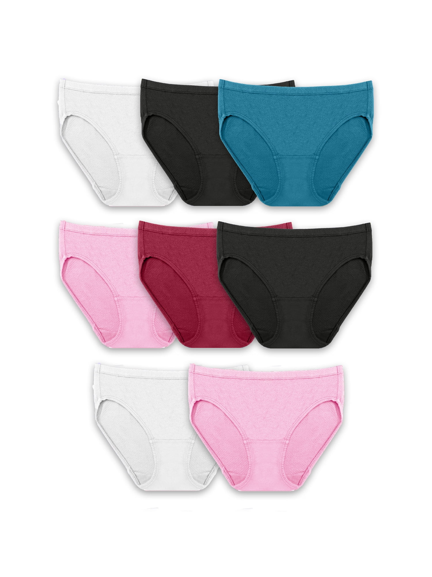 Fruit of the Loom Women's 6+1 Bonus Pack Comfort Supreme Bikini Underwear -  Colors May Vary 5