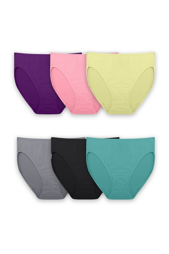 Women's Breathable Micro-Mesh Underwear, 6-Pack