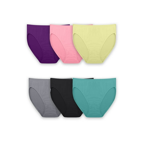 Fruit of the Loom Women's Breathable Micro-Mesh Underwear, 6-Pack
