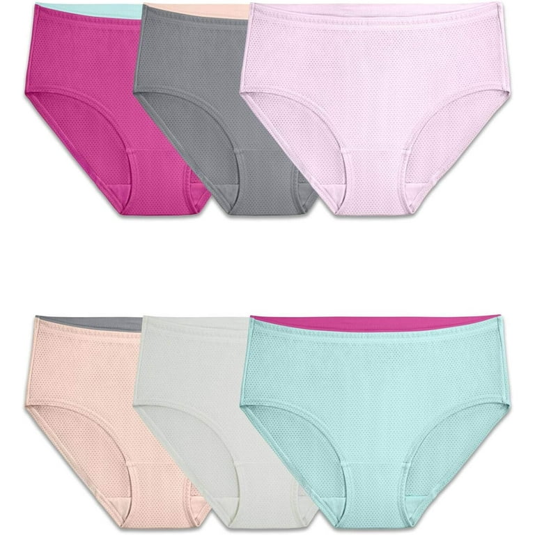 Fruit of the Loom Mesh Brief Panties for Women for sale