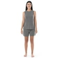 thumbnail image 1 of Fruit of the Loom Women's Breathable Muscle Tank Top and Short-2 Piece Pajama Set, 1 of 6
