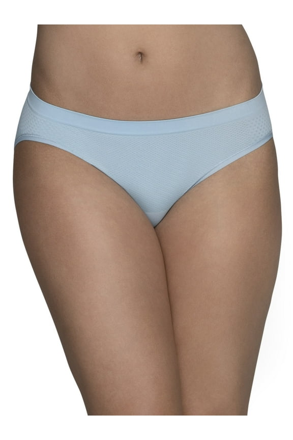 Women's Breathable Seamless Bikini Underwear, 3-Pack