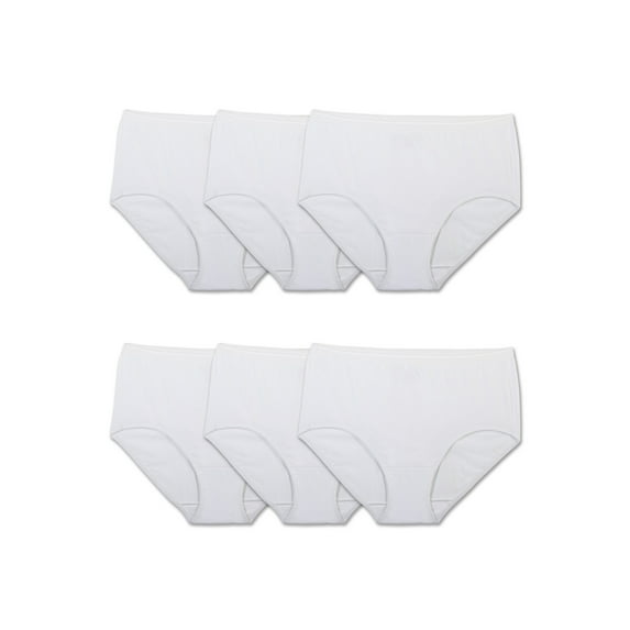 Fruit of the Loom Women's Brief Underwear, 6-Pack