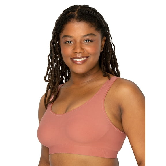 Fruit of the Loom Women's Built Up Seamless Wireless Comfort Bra, Style FT919PK1, Sizes S to 2X