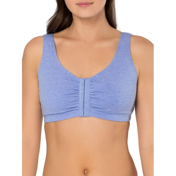 Fruit of the Loom Women's Comfort Front Close Sports Bra, Style 96014